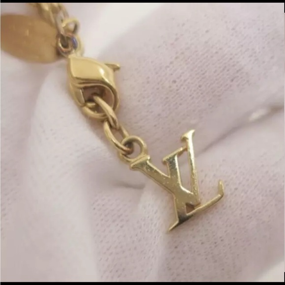 LOUIS VUITTON Collier Gamble Gold Bracelet - Picture 12 of 15